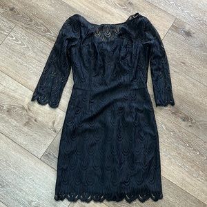 Lilly Pulitzer black lace dress